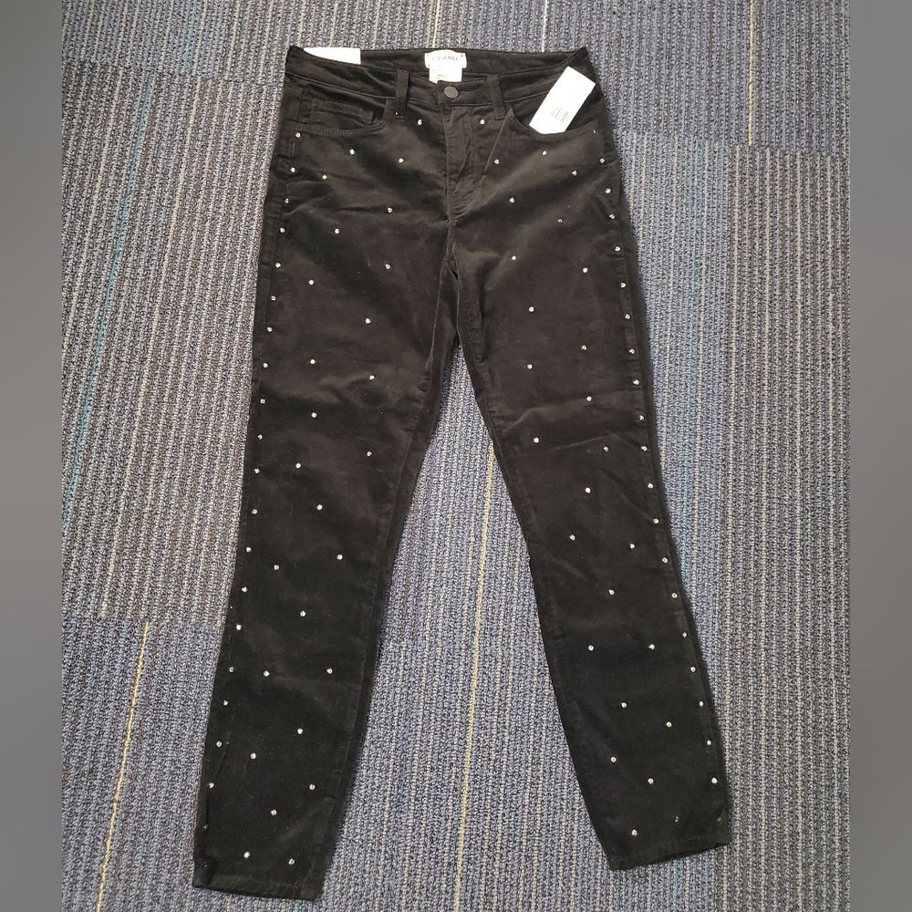 NWT L'AGENCE Velvet & Crystals Jeans